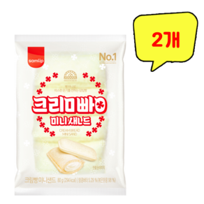 삼림 정통크림미니샌드, 2개, 80g