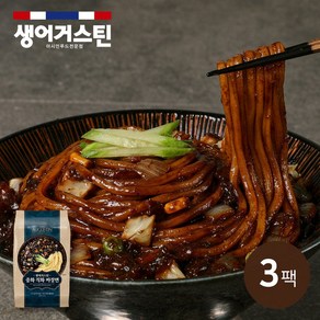 생어거스틴 중화 직화 짜장면 330g 3개 캠핑음식 간편식, 1세트