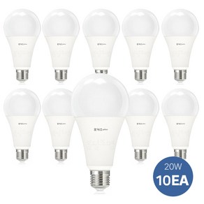 FOCUS LED PC 벌브 전구 20W E26, 전구색, 10개