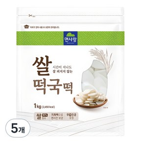 면사랑 쌀떡국떡, 1kg, 5개
