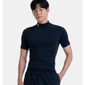 [언더아머 본사]남성 HeatGear 아머 컴프레션 모크 반팔 1372586-001