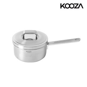 KOOZA 316 커퍼코어 통5중 인덕션 냄비 스텐 편수 냄비, 1개, 18cm