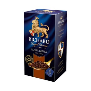 리처드 RICHARD 로열 케냐 Royal Kenya 티백 홍차 50g 25개입