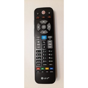 LG U+ 정품 AKB73756801 CR2200 LSI530-8DLK 유플러스 셋톱박스 RF 리모콘, 1개