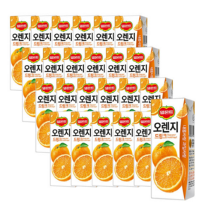 델몬트 드링크팩 오렌지, 190ml, 48개