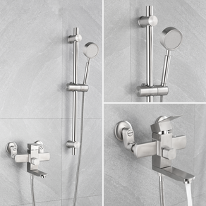 준앤코 SQS 스테인리스 샤워기세트 샤워수전 슬라이드바 욕조샤워기 SQS01