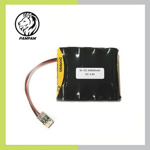 PORESO 4.8V AA 600mAh JAE-3P 니카드 Ni-CD RC 배터리