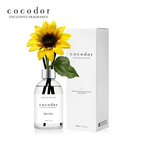 코코도르 화이트라벨 디퓨저 200ml + 해바라기 조화, 001_해바라기, 05_W/양재동꽃시장, 1개