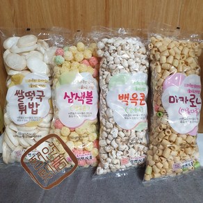 내 맘대로 골라먹는 아롱다롱 백옥콘 삼색볼 떡국튀밥, 150g, 1개