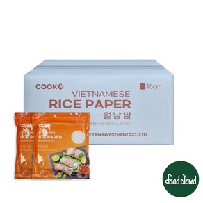 [BOX] 쿡샾 사각 월남쌈 라이스페이퍼 [300g], 300g, 1박스