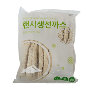 랜시 생선까스1.2kg, 4개, 1.2kg