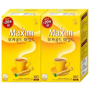 [맥심] 모카골드 마일드(160T+20T)x2개입 (I), 2개, 180개입