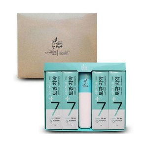 비온뒤첫소금토판염치약 120gx4+치약 50gx1+칫솔x1, 1세트, 120g