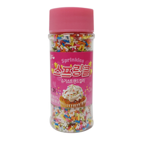 브레드가든 슈가 스트랜드 컬러 스프링클, 55g, 3개