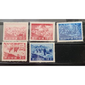 [ 북한우표 ]﻿ 1960년 Scott 237-41 5종, 1개