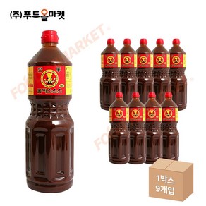 푸드올마켓_ 하나 전통돈까스소스 1.8L 한박스 (1.8L x 9ea), 9개