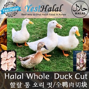 Yes!Global Halal Duck Cut 할랄 오리 컷, 1개, 2.2kg