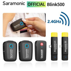 Saramonic 무선 라에 라펠 DSLR 유튜브 블링크 500