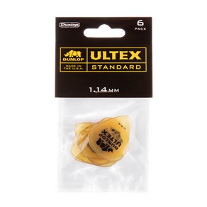 던롭 스탠다드 피크 1.14MM 6개 DUNLOP STD PICK 6EA 1.14MM (421P1.14), 1개