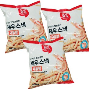 오늘좋은 대용량 새우스낵, 3개, 400g