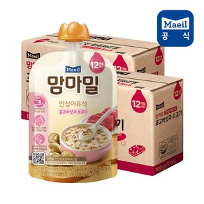 매일유업 맘마밀 이유식 표고버섯소고기 100g, 20개