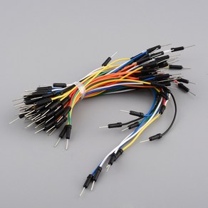 아두이노 브레드보드 65개 묶음 M-M 점퍼선 케이블 전선 jumper wire 0.1%의 비밀