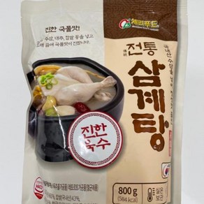 전통 삼계탕 실온 체리푸드 800g, 1개