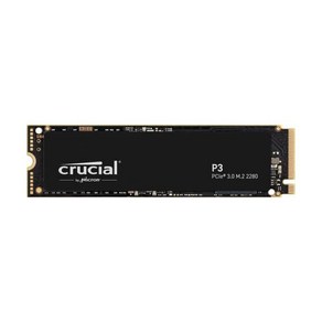 Cucial 중요 P3 1TB PCIe Gen3 3D NAND NVMe M.2 SSD 최대 3500MB/s CT1000P3SSD8, 500GB, P3_SSD, 500GB