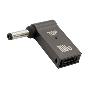 USB C타입 PD to DC 4.0x1.7 100W 노트북 충전 젠더 HT-CL029