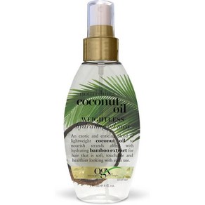 OGX 너리싱 코코넛 오일 하이드레이팅 오일 미스트 NOURISHING COCONUT OIL HYDRATING OIL MIST, 118ml, 1개