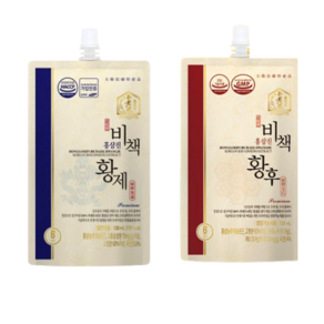 국내산 6년근 대동고려삼 홍삼진 비책 황제 황후 홍삼 진액 120ml, 1개