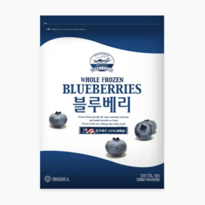베리필드 냉동블루베리 / [아이스박스+드라이2개 포장], 1개, 1kg
