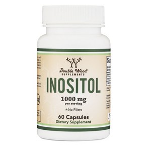 더블우드 Inositol 1000mg 캡슐, 1개, 60정