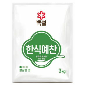 백설 한식예찬 3kg 4개