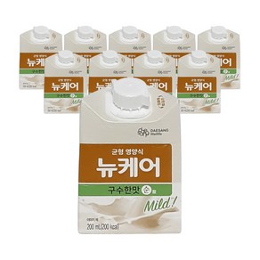 뉴케어 구수한맛 순 200ml / 칼슘과 비타민으로 업그레이드 더욱 부드러운맛, 10개