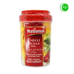 Chili Pickle NATIONAL Pakistan 칠리 피클 내셔널 파키스탄, 1개, 1kg