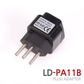 SWISSPSHOP LD-PA11B 브라질 호환 어댑터, 1개