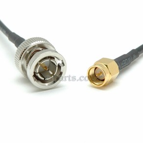 BNC-SMA M/M BNC Male to SMA Male CABLE RG174 1M