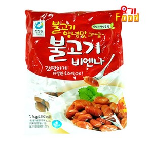 [요기푸드] 청정원 불고기 비엔나 1kg, 1개