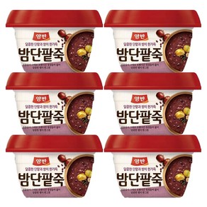 동원 양반 밤단팥죽 냉장죽 즉석간편식 285g x 6개