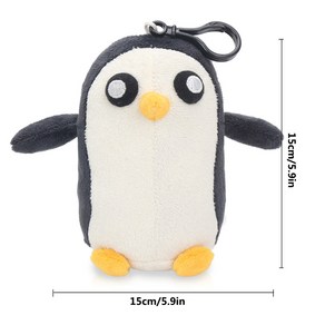 봉제 키 체인 장난감 인형 펜던트 미니 킹 파란색 하이 퀄리티 코튼, 15cm black, 1개