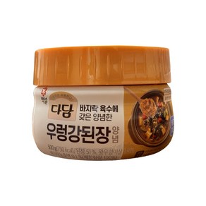 CJ 다담 우렁강된장 양념, 500g, 13개