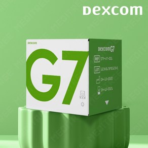 연속혈당측정기 덱스콤 G7 자동 무채혈 당뇨 체크기 (10일)+고정패치 1매, 1세트, DEXCOM G7