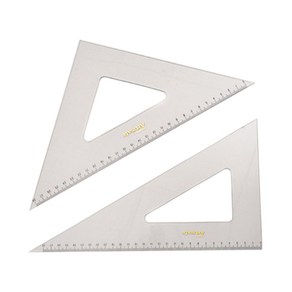 [알파]삼각자 30cm (눈금)