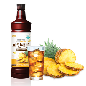 광야식품 파인애플 베이스 970ml, 10개