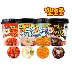 뽀로로 컵떡볶이 5종, 1개, 115g