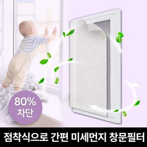 나노 미세먼지 창문필터 5M/방진망 방충망필터, 1개