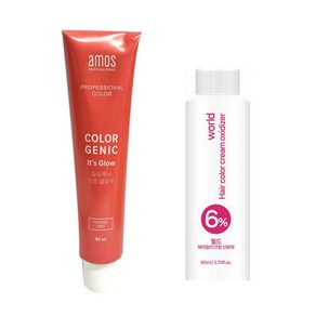 아모스 칼라제닉 잇츠글로우 80ml 산화제포함, 8OB(+산화제), 1개