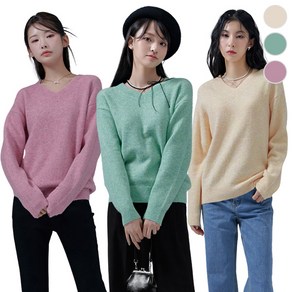 [체이스컬트] (본사직영)보카시 V-NECK SWETER3Colo