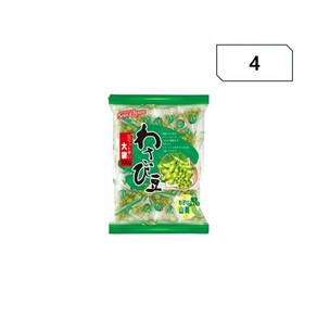 [싸다구] 그린피스 알싸한 와사비과자 콩과자, 4개, 100g